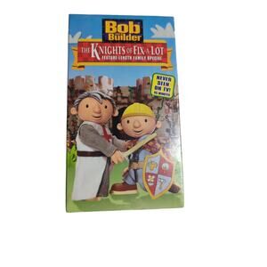 New/Sealed Vintage 2003 VHS Bob The Builder: The Knights Of Fix-A-Lot Movie